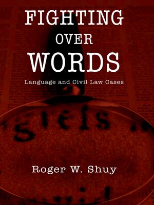 cover image of Fighting over Words